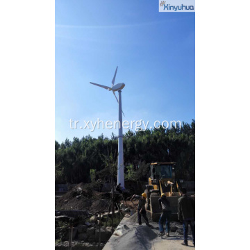 ızgara sisteminde rüzgar Generartor Turbiner 50kw